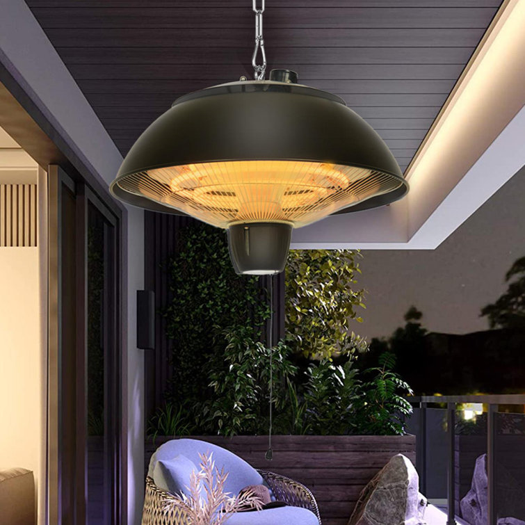 Homchy Outdoor Electric Patio Heater, Balcony Courtyard Ceiling Mount